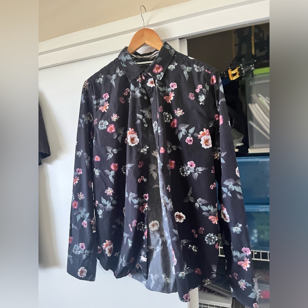 Denim & Flower men’s dress shirt sz M